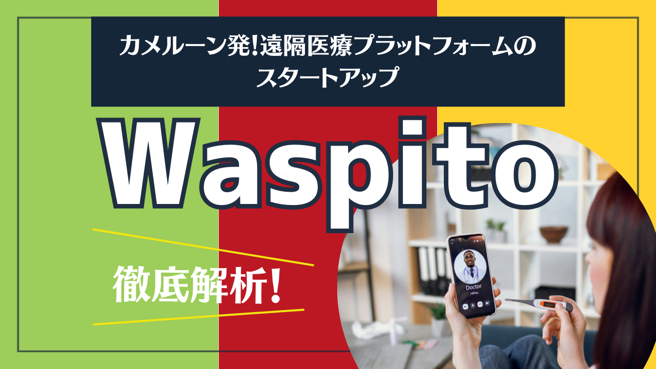 Waspito カメルーン発の遠隔医療プラットフォームのスタートアップを徹底解析